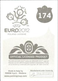 2012 Panini UEFA Euro 2012 Stickers #174 Joris Mathijsen Back