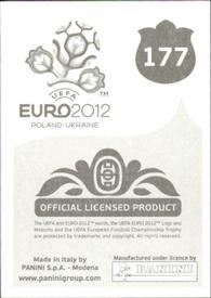 2012 Panini UEFA Euro 2012 Stickers #177 Khalid Boulahrouz Back
