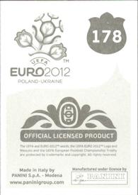 2012 Panini UEFA Euro 2012 Stickers #178 Mark van Bommel Back