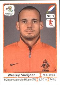 2012 Panini UEFA Euro 2012 Stickers #182 Wesley Sneijder Front