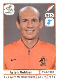 2012 Panini UEFA Euro 2012 Stickers #186 Arjen Robben Front