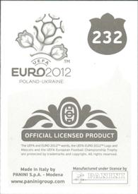 2012 Panini UEFA Euro 2012 Stickers #232 Holger Badstuber Back
