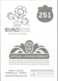 2012 Panini UEFA Euro 2012 Stickers #251 Mario Gomez Back