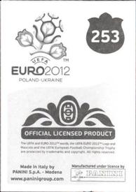 2012 Panini UEFA Euro 2012 Stickers #253 Badge - Portugal Back