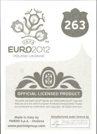2012 Panini UEFA Euro 2012 Stickers #263 João Pereira Back