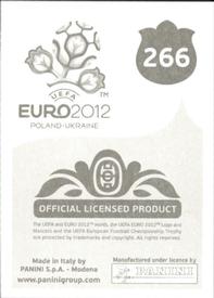2012 Panini UEFA Euro 2012 Stickers #266 Ruben Amorim Back
