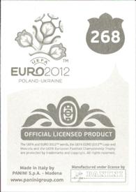 2012 Panini UEFA Euro 2012 Stickers #268 Carlos Martins Back