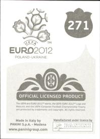 2012 Panini UEFA Euro 2012 Stickers #271 Rúben Micael Back