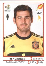 2012 Panini UEFA Euro 2012 Stickers #287 Iker Casillas Front