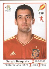 2012 Panini UEFA Euro 2012 Stickers #295 Sergio Busquets Front