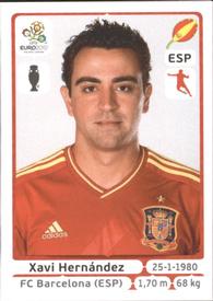 2012 Panini UEFA Euro 2012 Stickers #296 Xavi Hernández Front