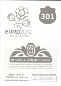 2012 Panini UEFA Euro 2012 Stickers #301 Juan Mata Back