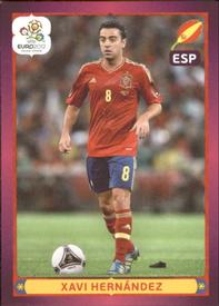 2012 Panini UEFA Euro 2012 Stickers #308 Xavi Hernández Front