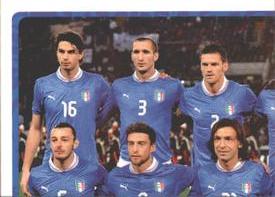 2012 Panini UEFA Euro 2012 Stickers #312 Team - Italy Front