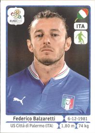2012 Panini UEFA Euro 2012 Stickers #321 Federico Balzaretti Front