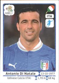 2012 Panini UEFA Euro 2012 Stickers #333 Antonio Di Natale Front