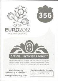 2012 Panini UEFA Euro 2012 Stickers #356 Keith Andrews Back