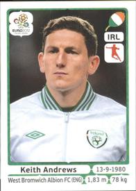 2012 Panini UEFA Euro 2012 Stickers #356 Keith Andrews Front
