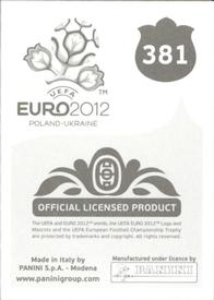 2012 Panini UEFA Euro 2012 Stickers #381 Domagoj Vida Back