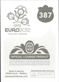 2012 Panini UEFA Euro 2012 Stickers #387 Luka Modrić Back