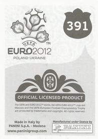 2012 Panini UEFA Euro 2012 Stickers #391 Mario Mandžukić Back