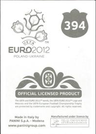 2012 Panini UEFA Euro 2012 Stickers #394 Darijo Srna Back