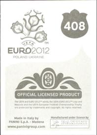 2012 Panini UEFA Euro 2012 Stickers #408 Artem Fedetskiy Back