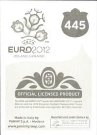 2012 Panini UEFA Euro 2012 Stickers #445 Pontus Wernbloom Back