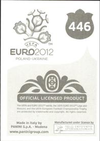 2012 Panini UEFA Euro 2012 Stickers #446 Christian Wilhelmsson Back