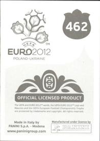 2012 Panini UEFA Euro 2012 Stickers #462 Steve Mandanda Back
