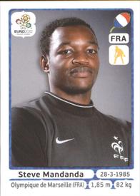 2012 Panini UEFA Euro 2012 Stickers #462 Steve Mandanda Front