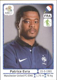 2012 Panini UEFA Euro 2012 Stickers #463 Patrice Evra Front