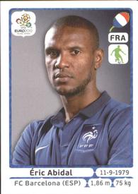 2012 Panini UEFA Euro 2012 Stickers #464 Éric Abidal Front