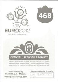 2012 Panini UEFA Euro 2012 Stickers #468 Anthony Réveillère Back