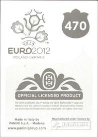 2012 Panini UEFA Euro 2012 Stickers #470 Florent Malouda Back