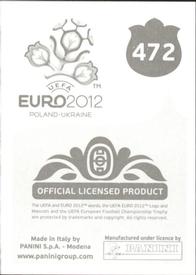 2012 Panini UEFA Euro 2012 Stickers #472 Yann M'Vila Back