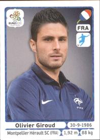 2012 Panini UEFA Euro 2012 Stickers #477 Olivier Giroud Front
