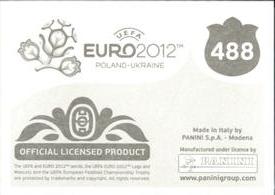 2012 Panini UEFA Euro 2012 Stickers #488 Team - England Back