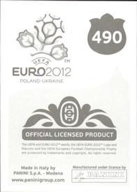 2012 Panini UEFA Euro 2012 Stickers #490 Joe Hart Back