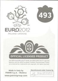 2012 Panini UEFA Euro 2012 Stickers #493 Ashley Cole Back