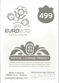 2012 Panini UEFA Euro 2012 Stickers #499 Steven Gerrard Back