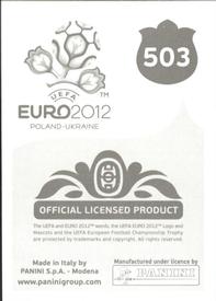 2012 Panini UEFA Euro 2012 Stickers #503 Ashley Young Back