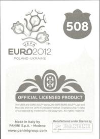 2012 Panini UEFA Euro 2012 Stickers #508 Darren Bent Back