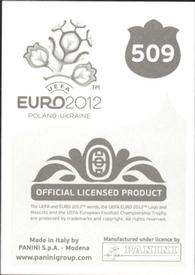 2012 Panini UEFA Euro 2012 Stickers #509 Wayne Rooney Back