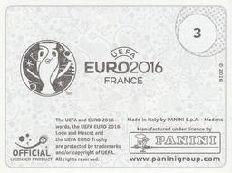 2016 Panini UEFA Euro Stickers #3 Super Victor Back