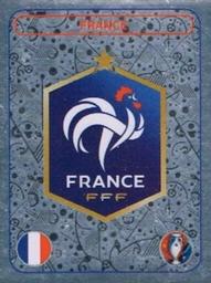 2016 Panini UEFA Euro Stickers #10 France Badge Front