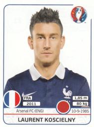 2016 Panini UEFA Euro Stickers #21 Laurent Koscielny Front