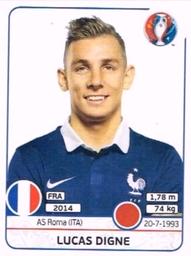 2016 Panini UEFA Euro Stickers #23 Lucas Digne Front