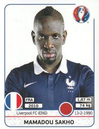 2016 Panini UEFA Euro Stickers #24 Mamadou Sakho Front