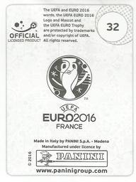 2016 Panini UEFA Euro Stickers #32 Antoine Griezmann Back
